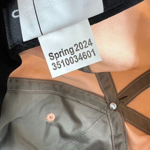 Carhartt Adjustable Strapback Light Pink Canvas Baseball Cap Hat Unisex One Size - Picture 9 of 10